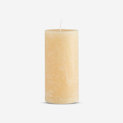 RUSTIC CANDLES IVORY DIA57 X 120MM - ROW