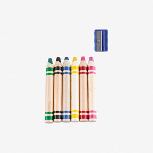 PENCIL COLORING THICK 6 PCS