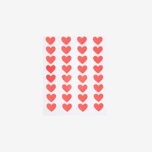 STICKERS HEARTS 64 PCS