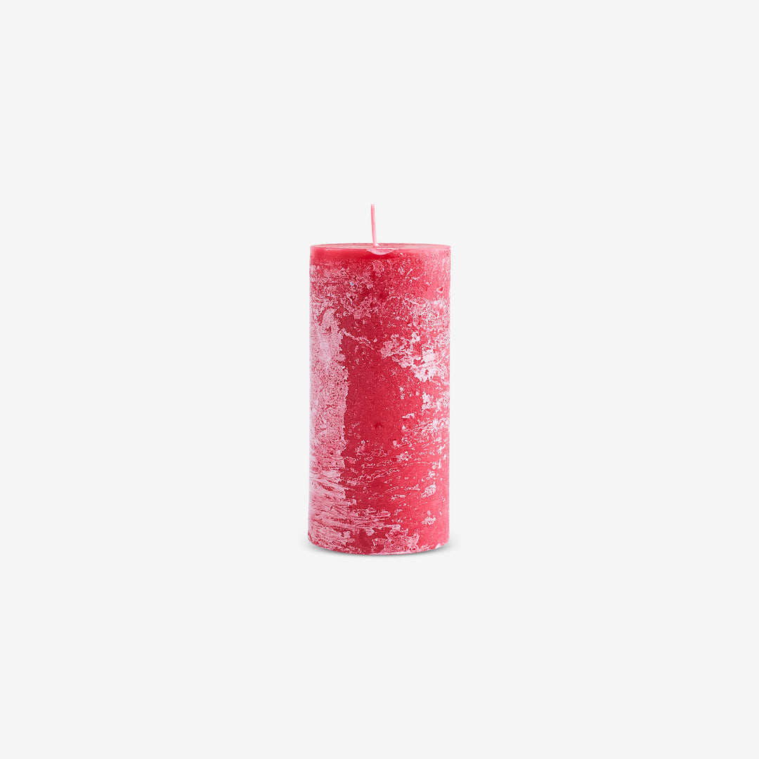 RUSTIC CANDLES RED DIA 57X120 MM – ROW