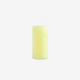 RUSTIC CANDLES YELLOW DIA57 X 120MM - ROW