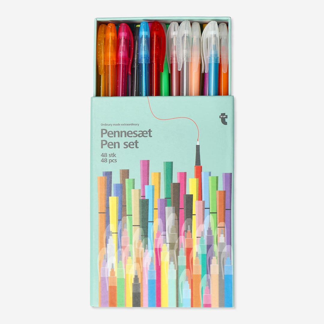   FINELINERS/GEL PENS 48PCS - 24PCS OF EACH