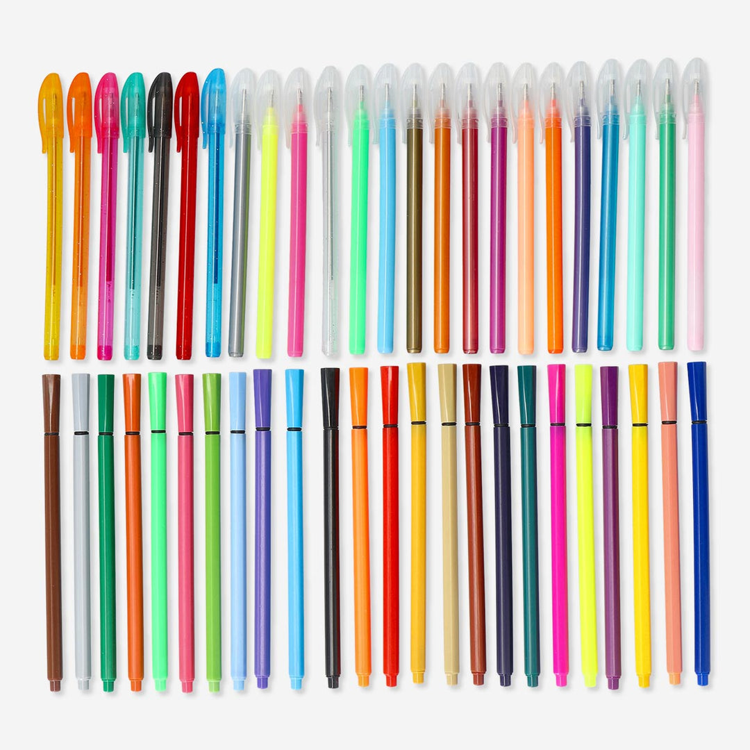   FINELINERS/GEL PENS 48PCS - 24PCS OF EACH