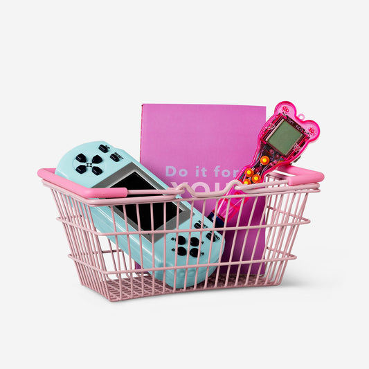 SHOPPING BASKET PINK