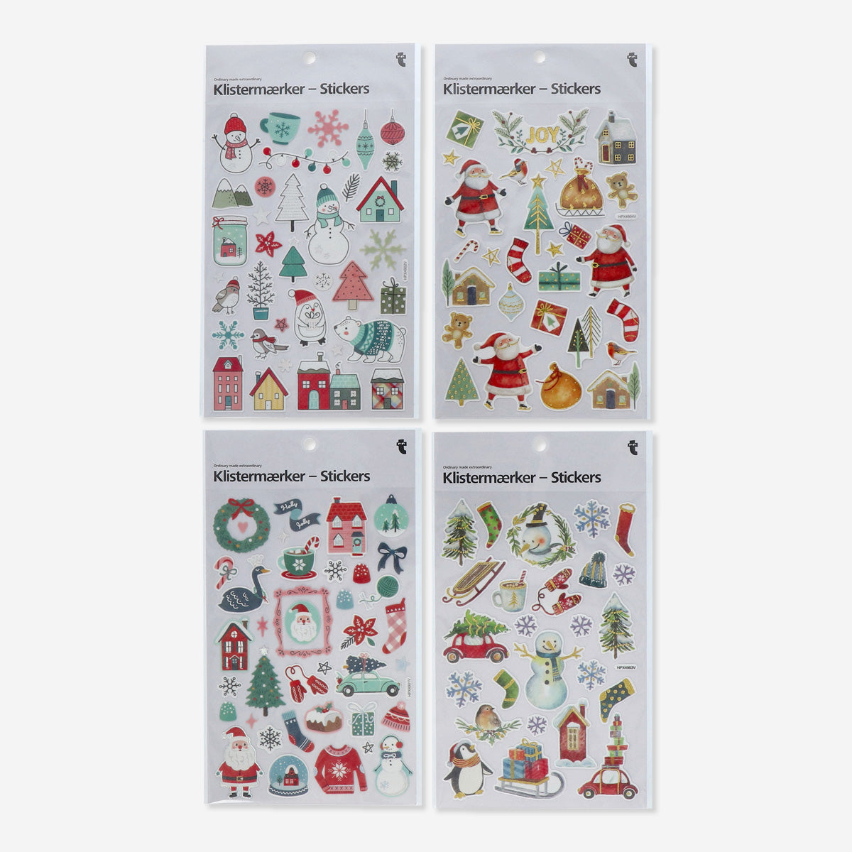 VELVET STICKER SET CHRISTMAS