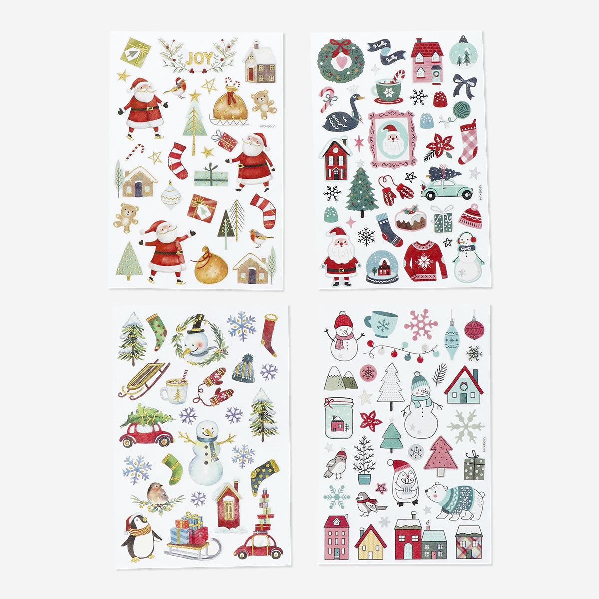 VELVET STICKER SET CHRISTMAS