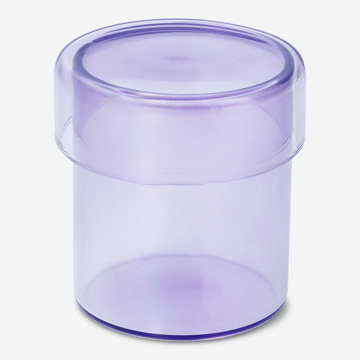 JAR GLASS DIA 6,5CM PURPLE