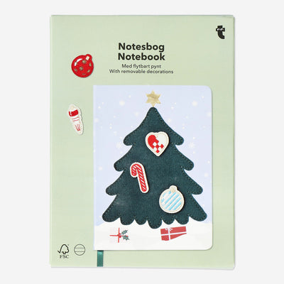 NOTEBOOK VELCRO CHRISTMAS TREE