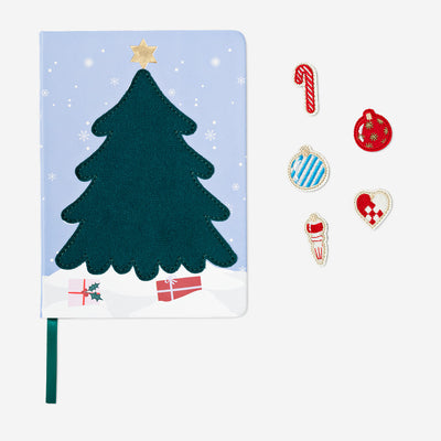 NOTEBOOK VELCRO CHRISTMAS TREE