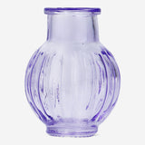 VASE GLASS MINI DIA 5,5CM MIX PUPLE/PINK