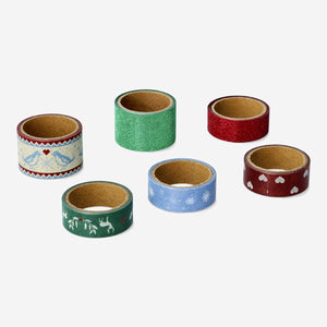 TAPE DECO 6PCS CRAFT PAPER WITH PATTERN