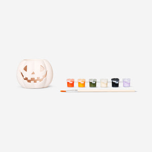 DIY PUMPKIN TEALIGHT INCL. PAINT & BRUSH