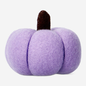 PUMPKIN DECORATION FELT PURPLE