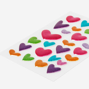 STICKERS PUFFED HEARTS