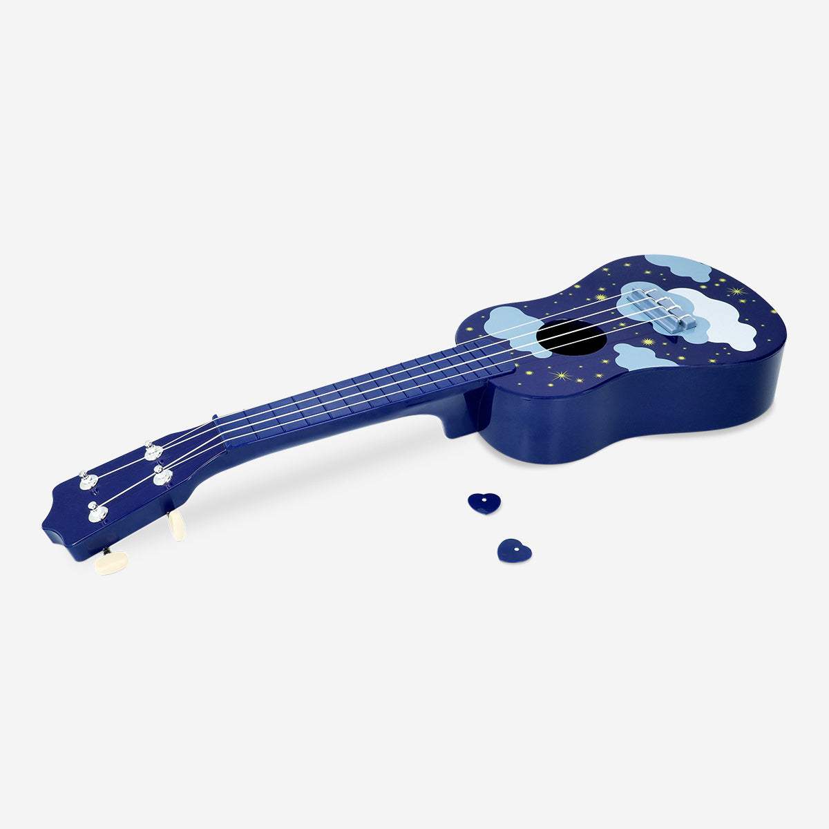 Bulut Desenli Ukulele