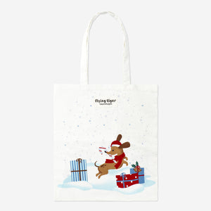 TOTE BAG W. DOG