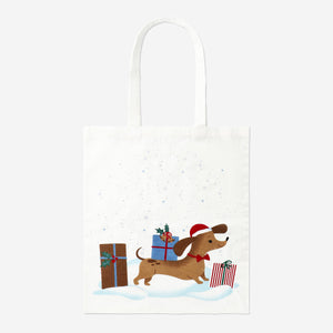 TOTE BAG W. DOG