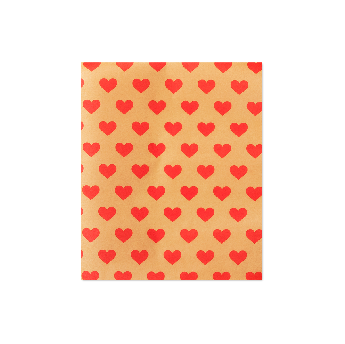 FOOD PAPER 13 X 16CM 30PCS RED HEARTS