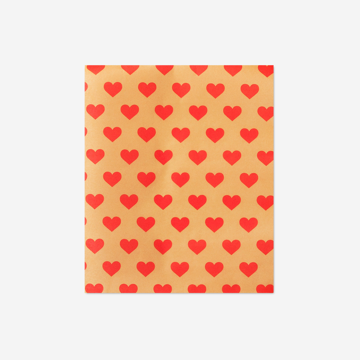 FOOD PAPER 13 X 16CM 30PCS RED HEARTS