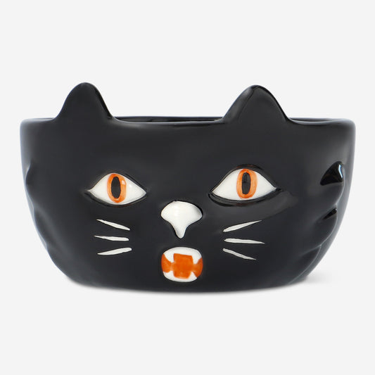 BOWL DIA 12 H:5.8CM BLACK CAT