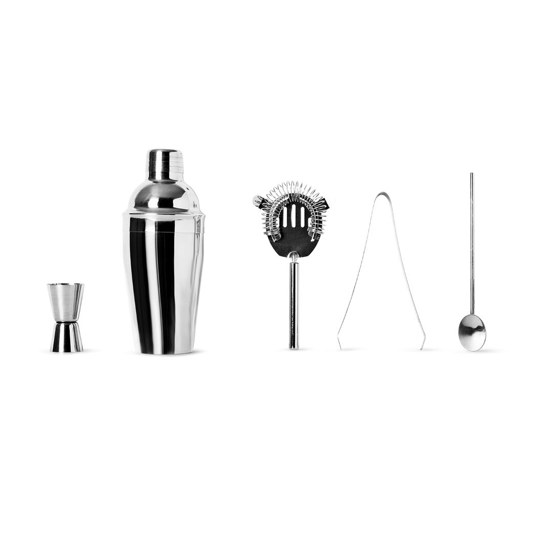 SHAKER SET 5PCS STAINLESS STEEL