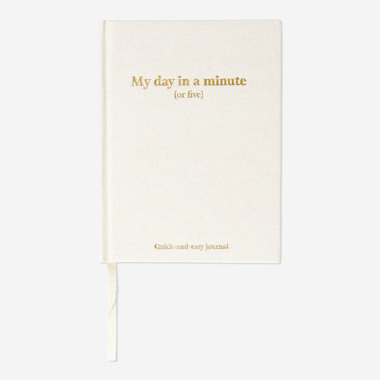 PLANNER FIVE MINUTE DIARY LINEN