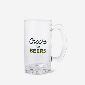 BEER GIFT SET DRINKING GLASS BIG SIZE W COASTER AND OPNER