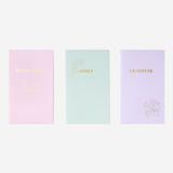 NOTEBOOKS SET OF 3 EN