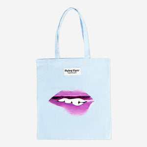 TOTE BAG LIPS FOIL TEEN GIFTING