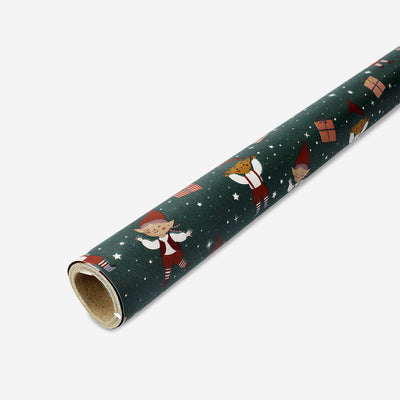 WRAPPING PAPER ELF PRINT 400 X 70 CM