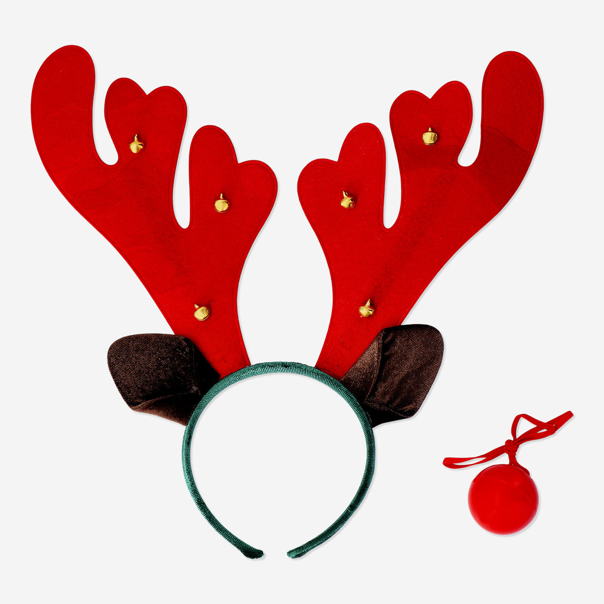  HEADBAND REINDEER W NOSE