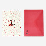 CARD W ENVELOPE XMAS HOLY