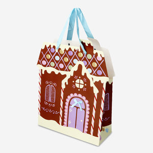 GIFT BAG GINGERBREAD HOUSE 25 X 33 CM