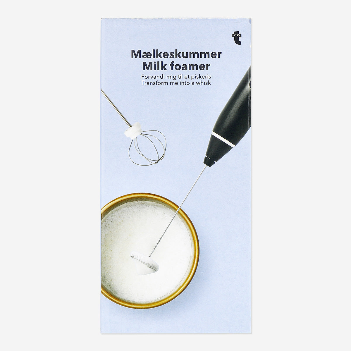 MILK FOAMER AND WHISK W 2PCS HEAD TO CHANGE USB PLUG