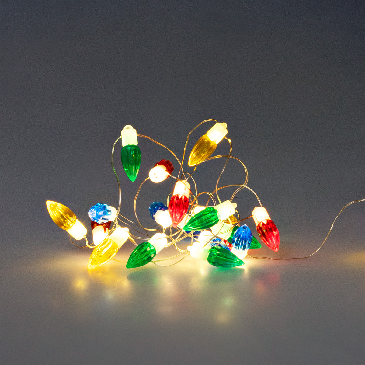 LIGHT CHAIN W. USB 30 PCS LED MULTICOLORED BULBS