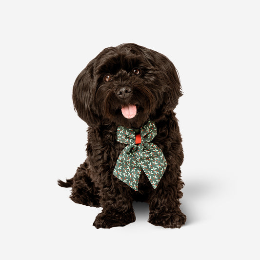 DOG BOWTIE OVERSIZED GREEN