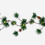 LIGHT CHAIN PINE AND CONES 340 CM 20 LEDS