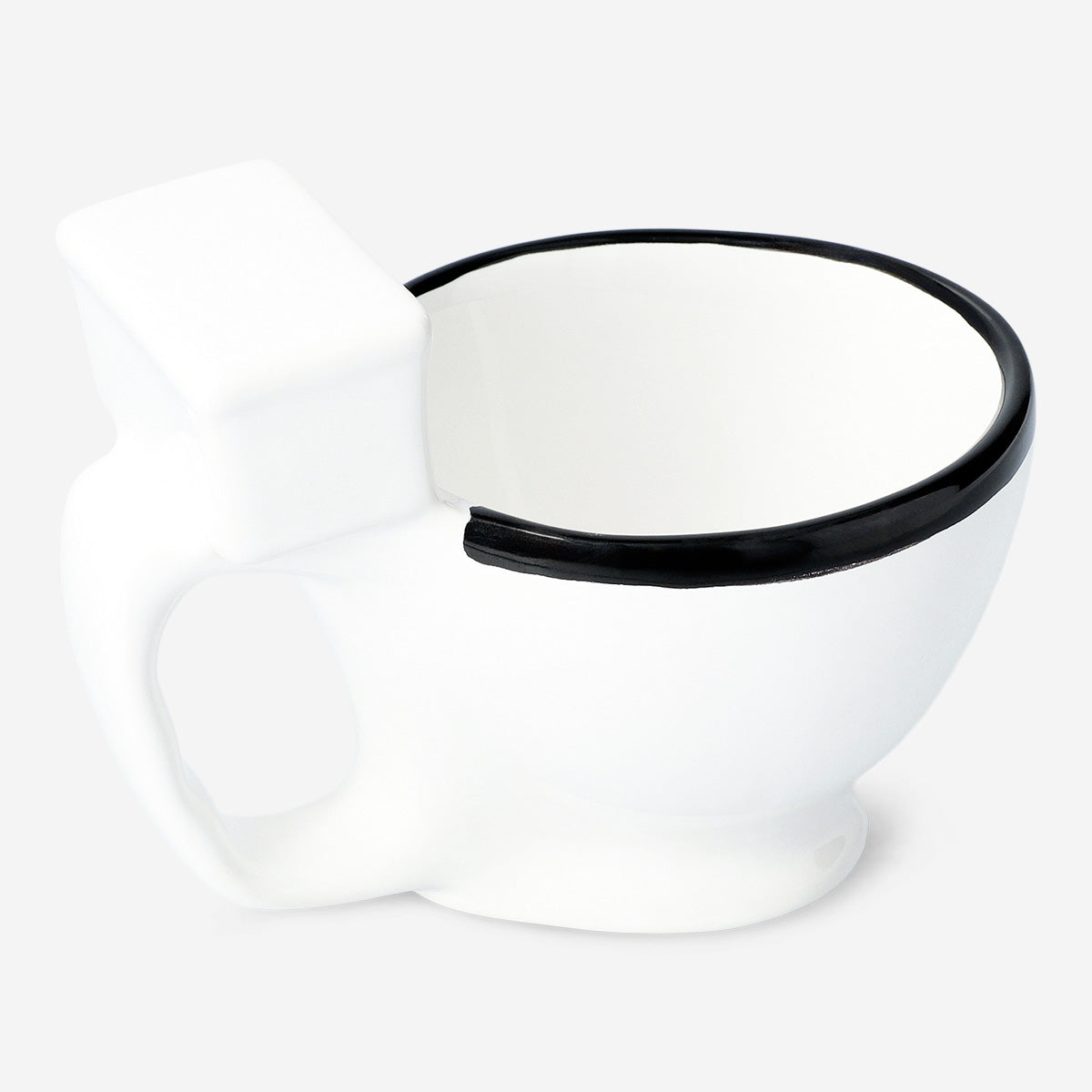 MUG WITH HANDLE TOILET SHAPE