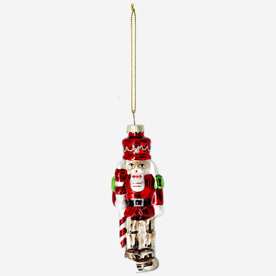 BAUBLE TIN SOLDIER RED