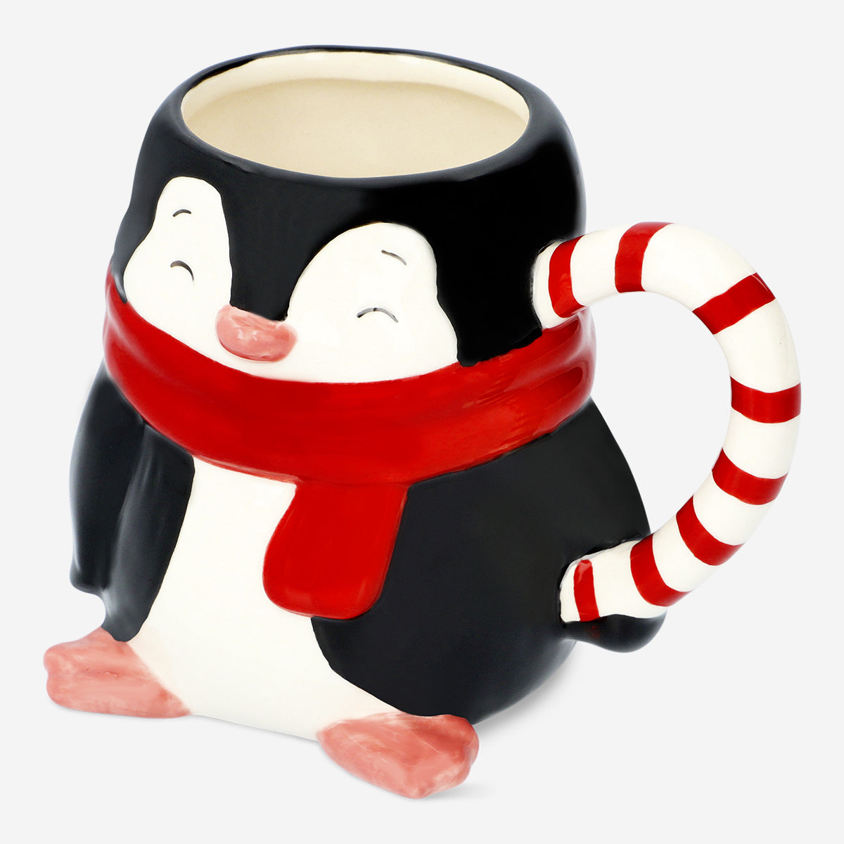 MUG WITH HANDLE PENGUIN SHAPE