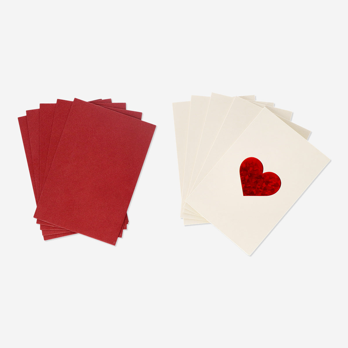 CARD PACK HEART 5 PCS