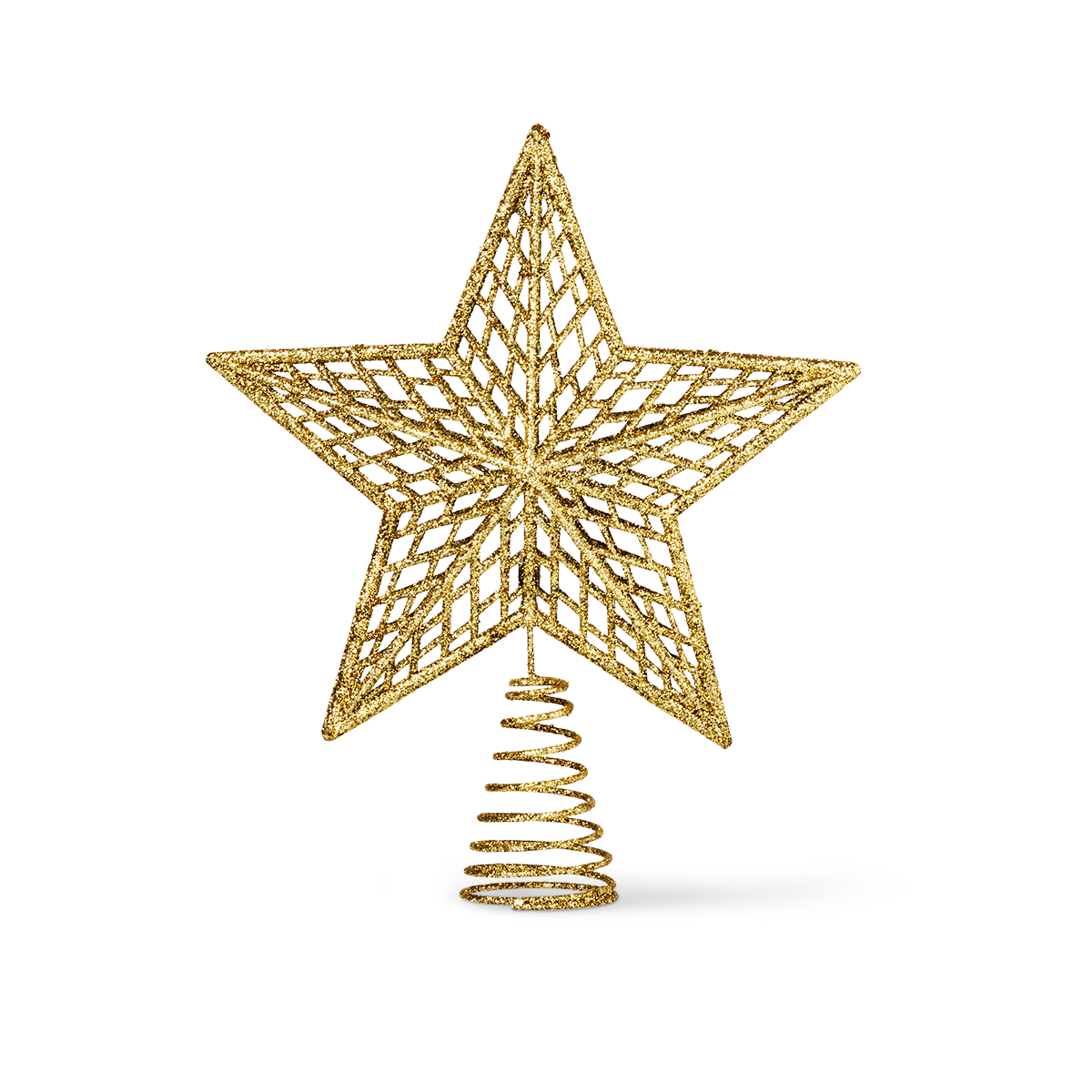 CHRISTMAS TREE STAR 20 CM GOLD