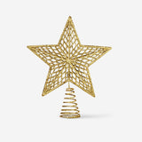 CHRISTMAS TREE STAR 20 CM GOLD