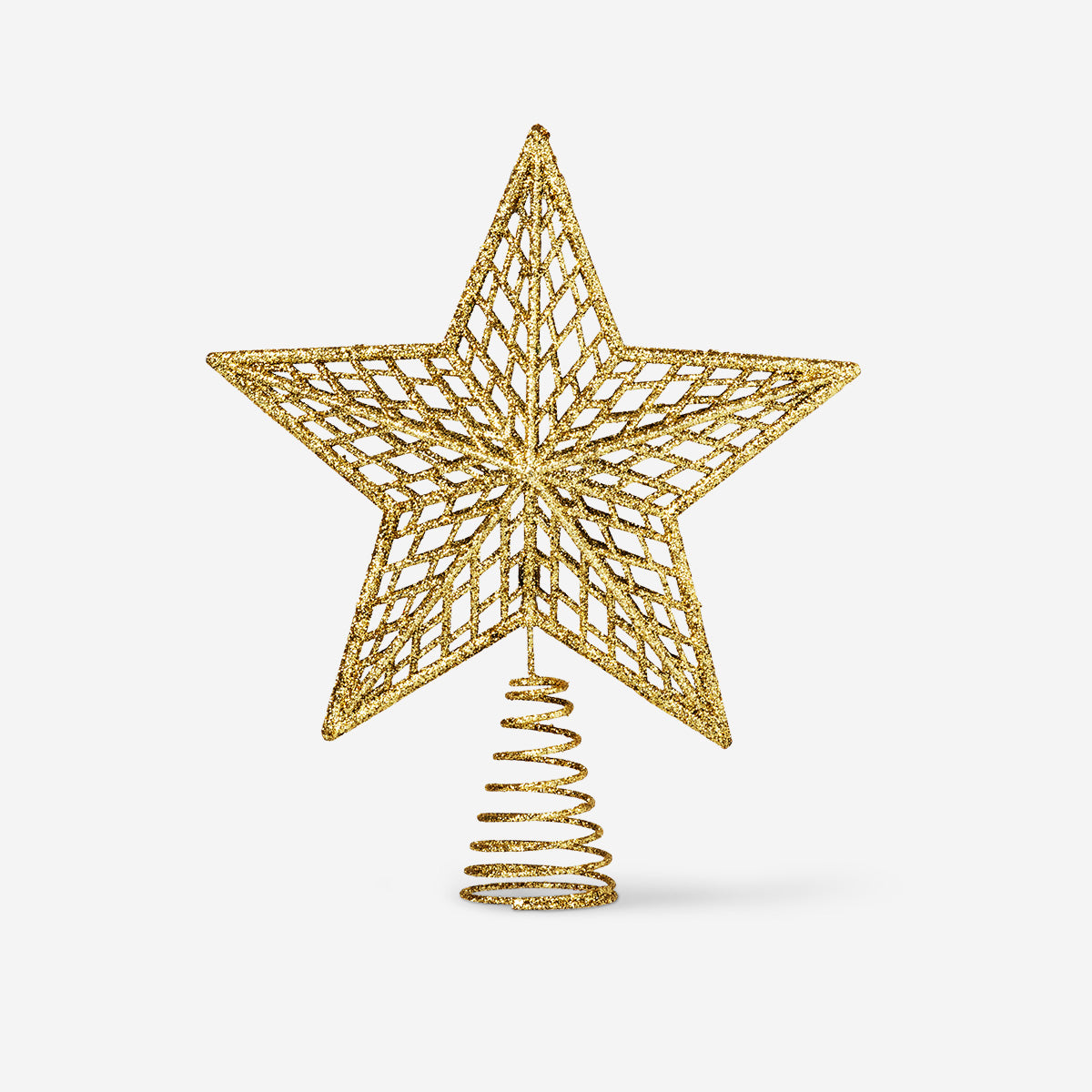 CHRISTMAS TREE STAR 20 CM GOLD