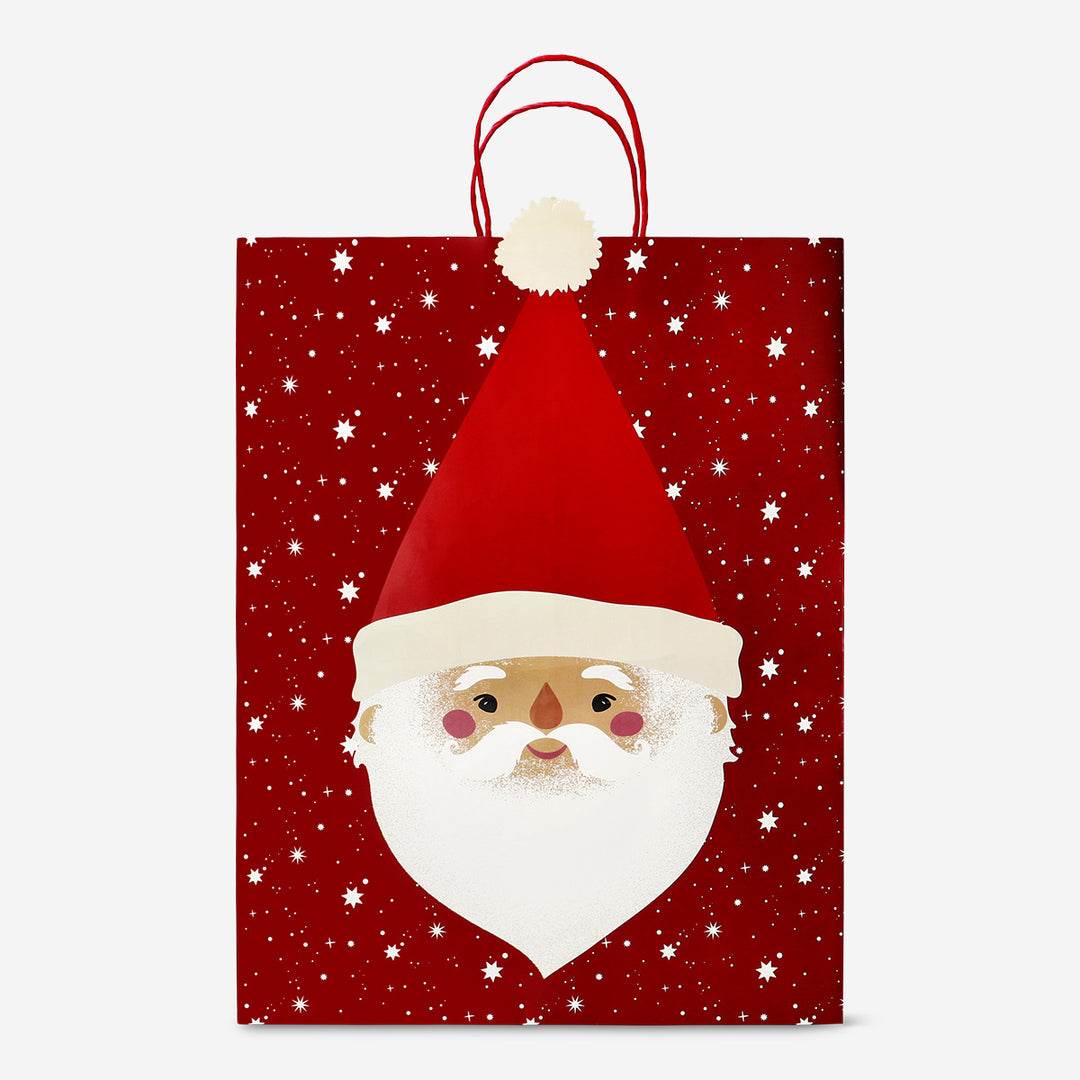 GIFT BAG CRAFT W SANTA GIANT 40X50 CM