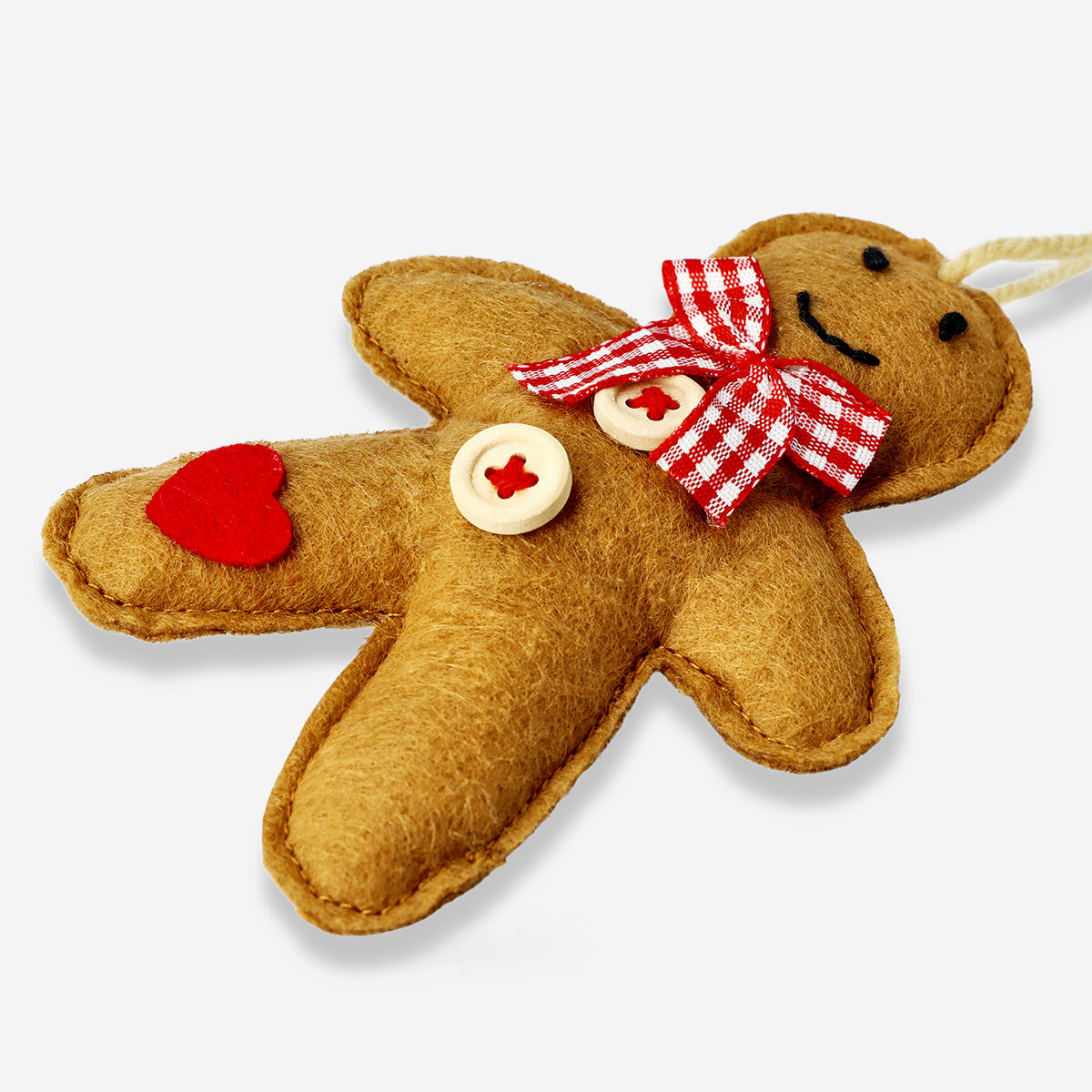 ORNAMENT GINGERBREAD MAN FELT