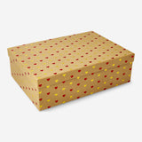 GIFT BOX CRAFT RED HEART FOIL LARGE 28 X 20 X 8,7CM