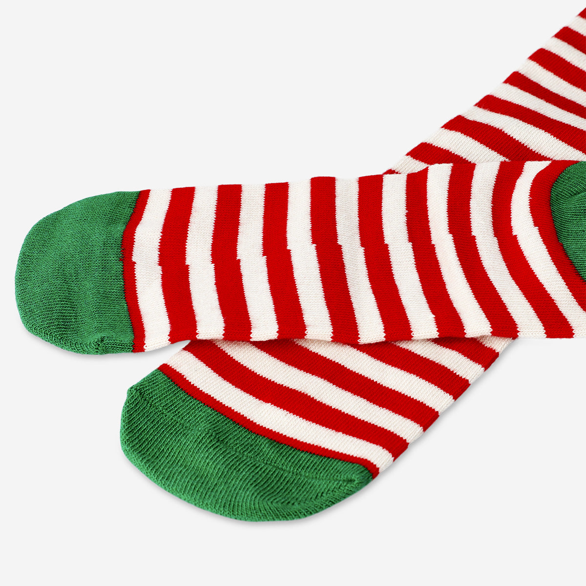 SOCKS STRIPES ELF RED/WHITE SIZE 42/44