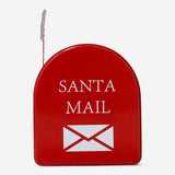 MAILBOX METAL RED LETTERS FOR SANTA