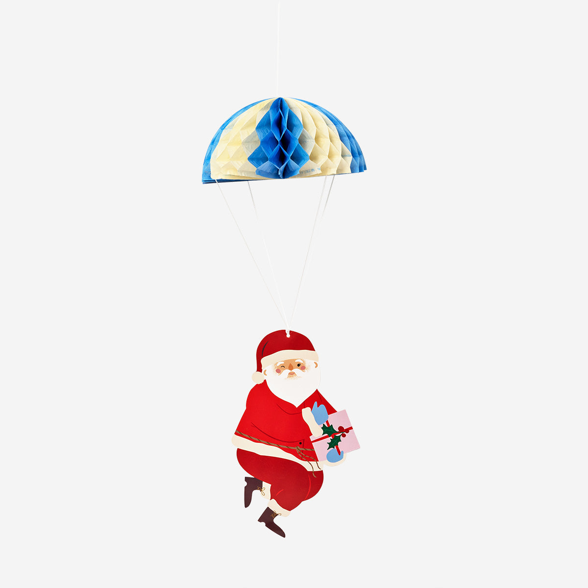 HONEY COMB SANTA WITH PARACHUTE